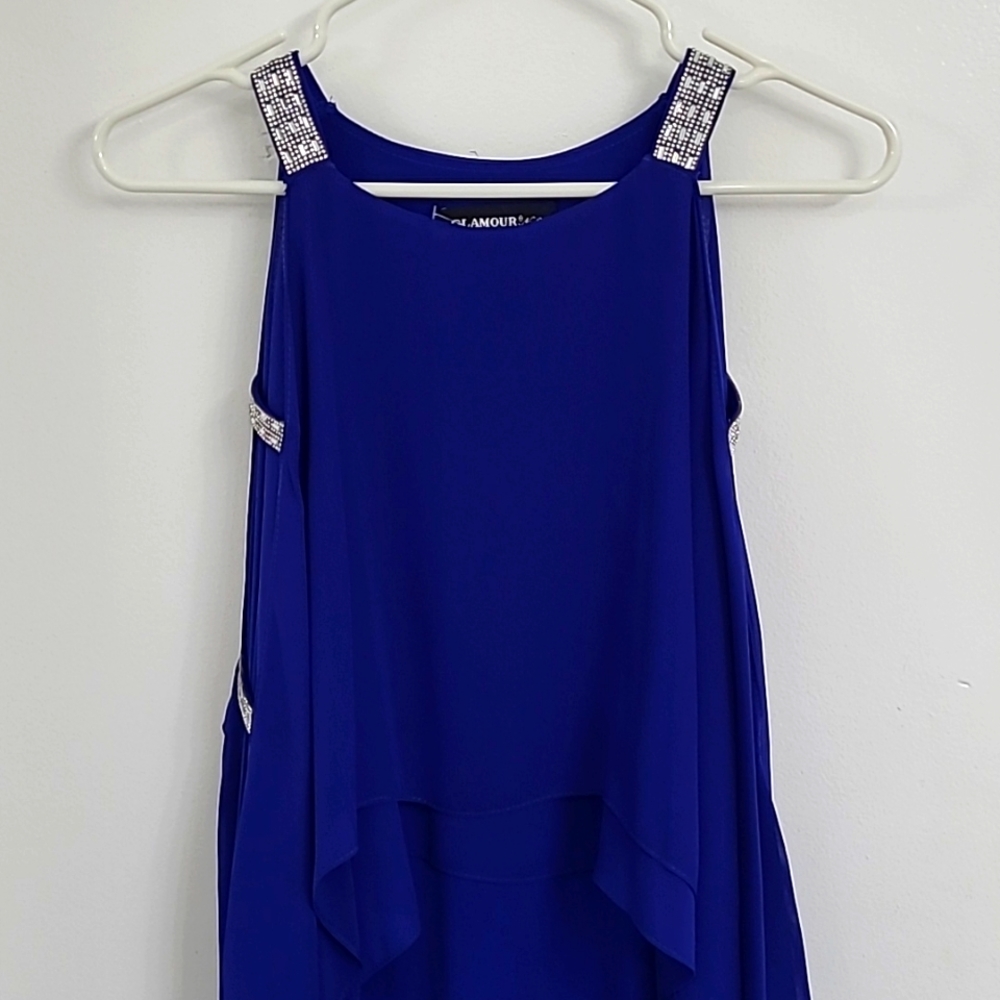 Dark blue dress